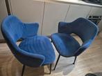 2 blauwe stoelen in goede staat., Ophalen, Zo goed als nieuw, Blauw
