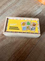 Safari Houten Domino Set Bigjigs, Ophalen of Verzenden, Zo goed als nieuw, Puzzelen