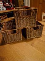 MANDEN 3X, Ophalen of Verzenden, Rechthoekig, Riet, Mand