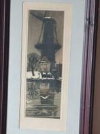 Tjeerd Bottema (1884-1978) - Molen De Stier te Leiden, Antiek en Kunst, Ophalen