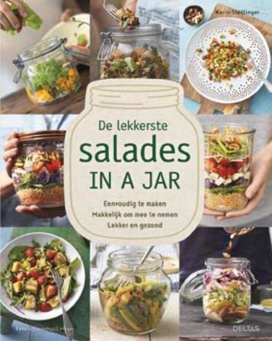 Karin Stöttinger  -  De Lekkerste Salades in A Jar (Hardcove, Boeken, Kookboeken, Zo goed als nieuw, Nederland en België, Vegetarisch