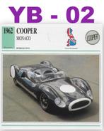 Yb02 autokaart cooper monaco ( 1962 ), Ophalen of Verzenden, Zo goed als nieuw, Auto's