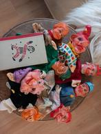 Vintage poppenkast poppen Jan Klaassen met boekje, Overige typen, Gebruikt, Ophalen