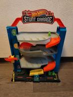 Hot Wheels Stunt Garage Racebaan, Kinderen en Baby's, Speelgoed | Racebanen, Ophalen, Racebaan, Zo goed als nieuw, Hot Wheels