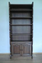 hoge bruine houten kast / boekenkast, Huis en Inrichting, Kasten | Overige, Gebruikt, Ophalen