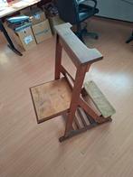 Houten bidstoel / knielbankje, Ophalen, Gebruikt, Bruin, Hout