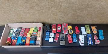 Partij van 34 vintage autootjes – Tonka, Majorette e.a.  beschikbaar voor biedingen