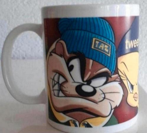 Beker Taz, Tweety en Sylvester, Verzamelen, Stripfiguren, Zo goed als nieuw, Gebruiksvoorwerp, Looney Tunes, Ophalen of Verzenden