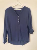 Donker blauw dames blouse, Montego, maat 38, Maat 38/40 (M), Blauw, Ophalen of Verzenden, Zo goed als nieuw