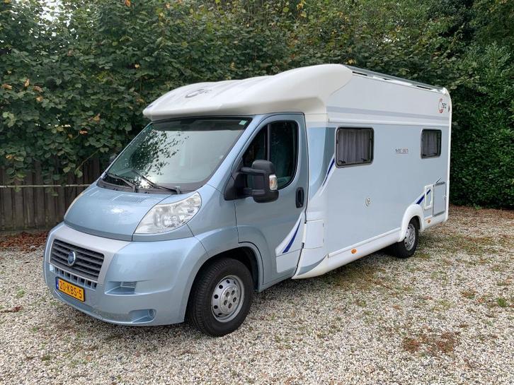 TEC half integraal frans bed 2x airco sat. schotel voortent, Caravans en Kamperen, Campers, Bedrijf, tot en met 2, Half-integraal