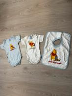 Winnie the pooh 2 rompers 62/68 en 74/80  1 slabber 2 kammen, Ophalen of Verzenden, Zo goed als nieuw, Jongetje of Meisje