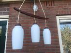 Vintage ‘50 ‘60 Phillips Louis Kalff Massive Belgie hanglamp, Ophalen of Verzenden, Zo goed als nieuw, Hout, Minder dan 50 cm