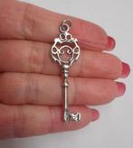 Zilveren hanger sleutel nr.1843, Verzenden, Zo goed als nieuw, Zilver, Zilver