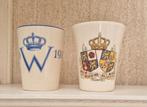 2 oude bekers koningshuis, Ophalen of Verzenden, Zo goed als nieuw, Servies