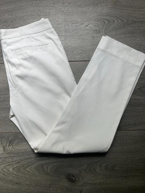 RED VALENTINO - witte broek - 36 (S), Kleding | Dames, Broeken en Pantalons, Zo goed als nieuw, Maat 36 (S), Wit, Lang, Verzenden
