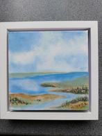 Mooi schilderijtje, incl lijst 26 x 26 cm, Antiek en Kunst, Ophalen of Verzenden