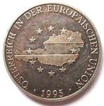 zilveren 100 schilling 1995 Casino Austria, Ophalen of Verzenden, Zilver, Buitenland