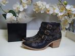 Leren buckle boots, Nieuw, Ophalen of Verzenden, Zwart