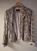 Emporio Armani blazer met slangenprint mt S, Ophalen of Verzenden, Gedragen, Maat 38/40 (M), Beige