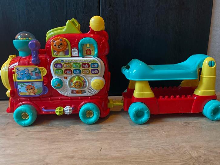 VTech Leerzame Speelgoed Trein, Kinderen en Baby's, Speelgoed | Babyspeelgoed, Gebruikt, Overige typen, Met licht, Ophalen of Verzenden