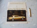 Oldsmobile programma 1979, Verzenden, Zo goed als nieuw, Overige merken