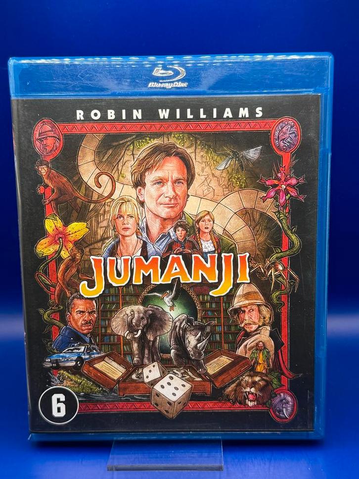 012. Jumanji Blu-ray - Robin Williams NL versie ZGAN, Cd's en Dvd's, Blu-ray, Zo goed als nieuw, Avontuur, Verzenden