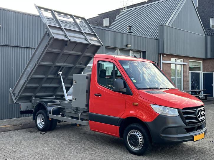 Mercedes-Benz Sprinter 514 2.2 CDI Kipper Airco Trekhaak 350, Auto's, Bestelauto's, Bedrijf, Te koop, ABS, Airbags, Airconditioning