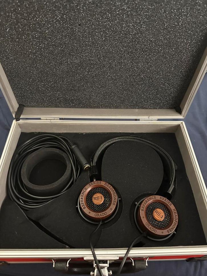 Grado RS-1 Vintage Hoofdtelefoon + RA-1 Versterker, Audio, Tv en Foto, Versterkers en Receivers, Gebruikt, Stereo, Overige merken