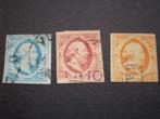 Nederland NVPH 1-3 gebruikt ( W 450 )..€ 19,50, Postzegels en Munten, Postzegels | Nederland, Verzenden