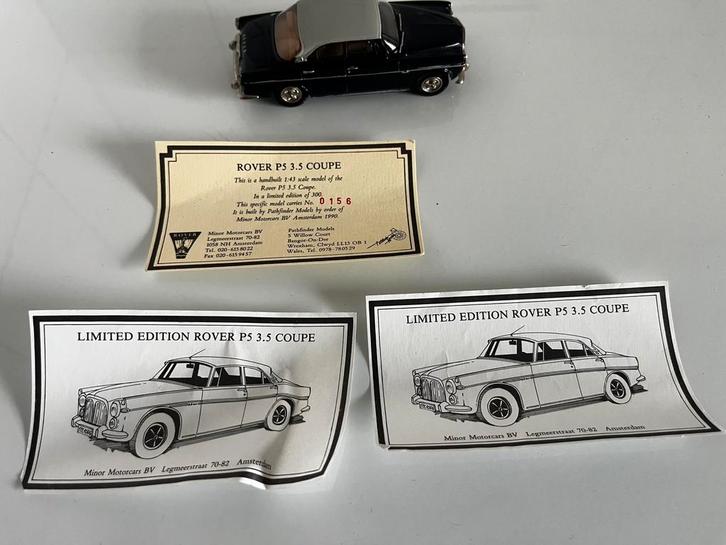 Rover P5 3.5 Coupé 1:43 Pathfinder 1990, Hobby en Vrije tijd, Modelauto's | 1:43, Zo goed als nieuw, Auto, Overige merken, Ophalen of Verzenden