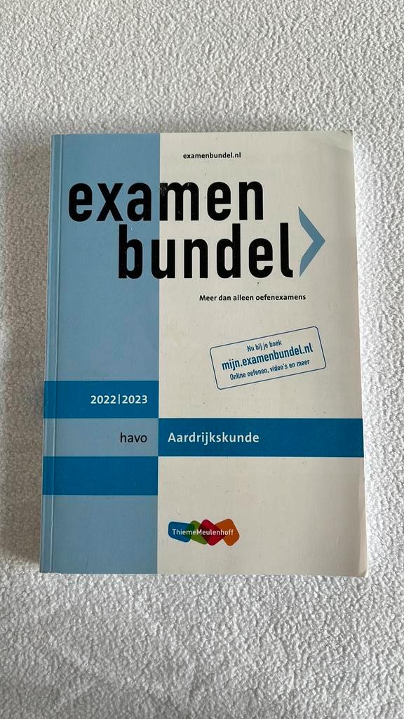 Examenbundel havo Aardrijkskunde 2022/2023, Boeken, Schoolboeken, Zo goed als nieuw, Aardrijkskunde, HAVO, Ophalen of Verzenden