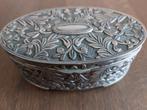 Vintage Verzilverd Sieradendoosje / Lepeldoosje, Antiek en Kunst, Ophalen of Verzenden