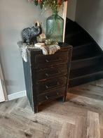 Vintage kastje met 4Lades, Huis en Inrichting, Kasten | Dressoirs, Ophalen, Minder dan 50 cm, Gebruikt, Met lade(s)