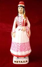 Mooie keramiek 'fles' van vrouw in Griekse klederdracht - Me, Antiek en Kunst, Curiosa en Brocante, Ophalen