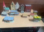 Miniatuur huisjes modeltrein, Hobby en Vrije tijd, Modeltreinen | H0, Gelijkstroom of Wisselstroom, Brug, Tunnel of Gebouw, Zo goed als nieuw