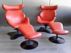 Set van 2x Stokke (Variér) Tok (Oranje Leder), Heel Mooi!, Ophalen, Metaal, Zo goed als nieuw, Variér