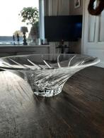 Kristallen schaal., Ophalen of Verzenden, Zo goed als nieuw, Rond, Glas
