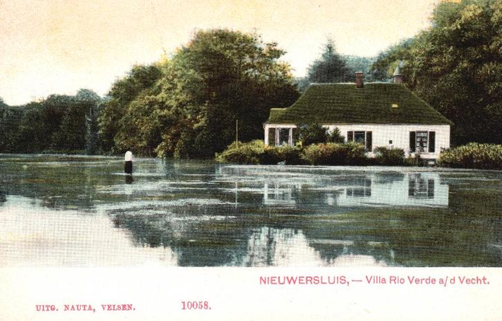 Nieuwersluis, Villa Rio Verde a/d Vecht  130915, Verzamelen, Ansichtkaarten | Nederland, Ongelopen, Utrecht, Voor 1920, Verzenden