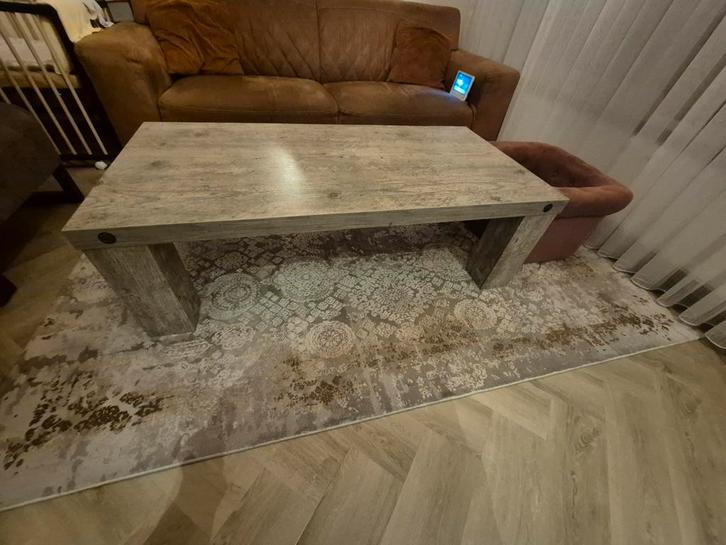 Salontafel, Huis en Inrichting, Tafels | Salontafels, Gebruikt, 50 tot 100 cm, Rechthoekig, Ophalen