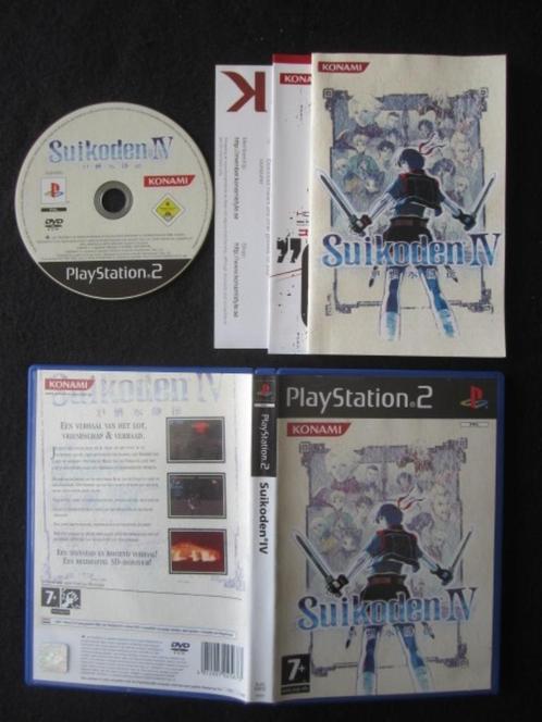 PS2 - Suikoden 4 IV - Playstation 2, Spelcomputers en Games, Games | Sony PlayStation 2, Zo goed als nieuw, Role Playing Game (Rpg)