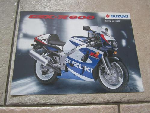 Suzuki GSX-R 600 brochure folder 1999 2000, Motoren, Handleidingen en Instructieboekjes, Suzuki, Ophalen of Verzenden
