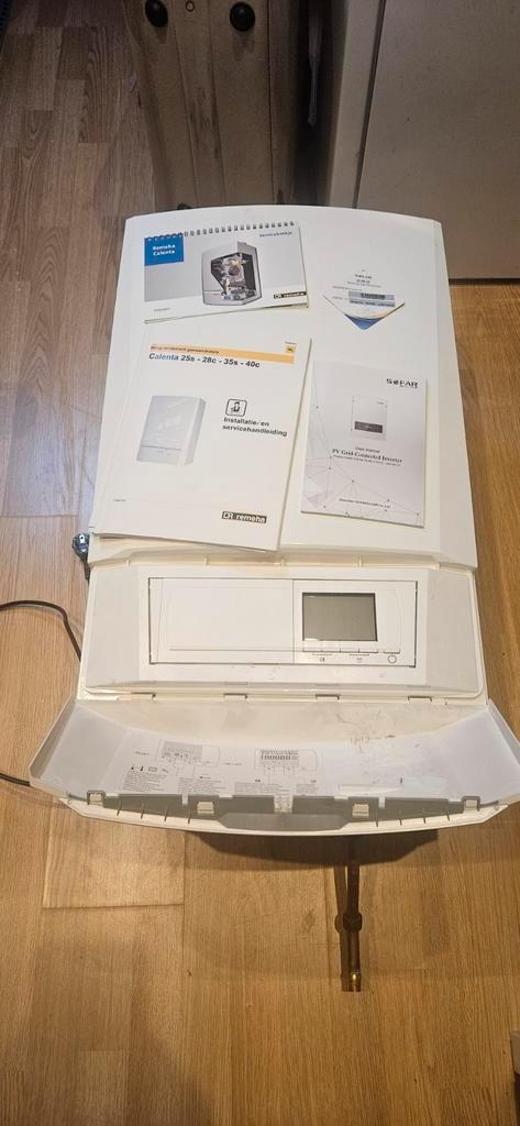 HR Gas wand ketel remeha calenta, Doe-het-zelf en Verbouw, Geisers en Boilers, Gebruikt, Boiler, Aardgas, Minder dan 20 liter