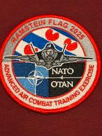 Nato embleem 322 SQN Ramstein Flag 2025 leeuwarden, Verzamelen, Verzenden, Luchtmacht, Nederland, Embleem of Badge