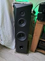 High end SB Acoustics Satori 3 weg speakers, Zo goed als nieuw, 120 watt of meer, Front, Rear of Stereo speakers, Ophalen
