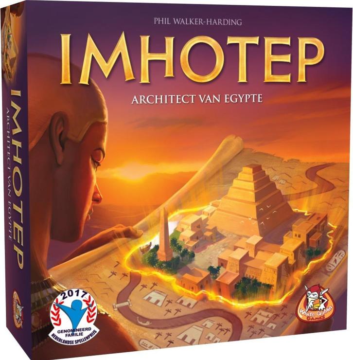 Imhotep NL - Bordspel | ophalen mogelijk - Nieuw in doos, Hobby en Vrije tijd, Gezelschapsspellen | Bordspellen, Nieuw, Een of twee spelers