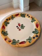 Gien Taart of Dessertschaal  - Aardewerk, Ophalen, Gebruikt, Schaal of Schalen, Overige stijlen