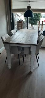 Landelijke eettafel, Ophalen, Gebruikt, 200 cm of meer, 50 tot 100 cm