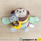Skip Hop Aap knuffel met bijtring | 14 cm, Ophalen of Verzenden, Zo goed als nieuw, Overige typen