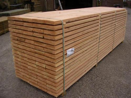 Douglas hout: palen planken rabat balken enz., Tuin en Terras, Palen, Balken en Planken, Nieuw, Balken, 250 cm of meer, Ophalen