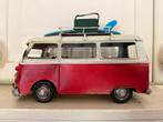 Grote tinnen vw bus, Hobby en Vrije tijd, Modelauto's | 1:24, Ophalen of Verzenden, Zo goed als nieuw